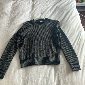 Silver & Black Sweater